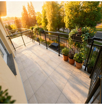 HK Zábradlí rovné A1HRC-2 1000x1000 C