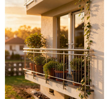 HK Zábradlí rovné A2BRB-2 1000x1000 B