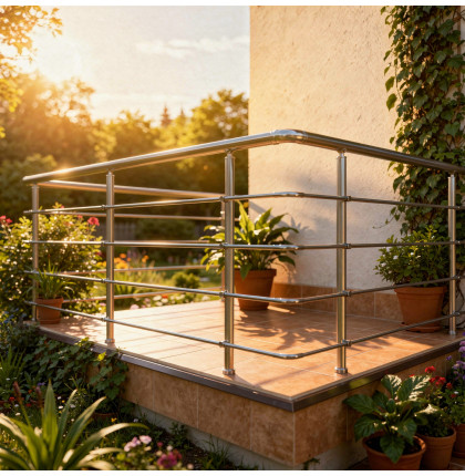 HK Zábradlí rovné B1HR-2 1000x900 S HK Zábradlí rovné B1HR-2 1000x900 S