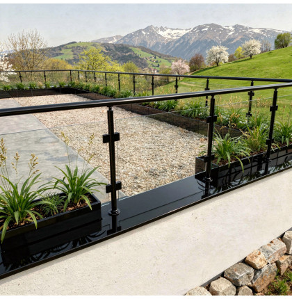 HK Zábradlí rovné E1HRC-2 1000x1000 C